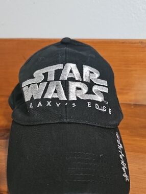 Star Wars Black Embroidered Baseball Cap Galaxys Edge Opening Edition